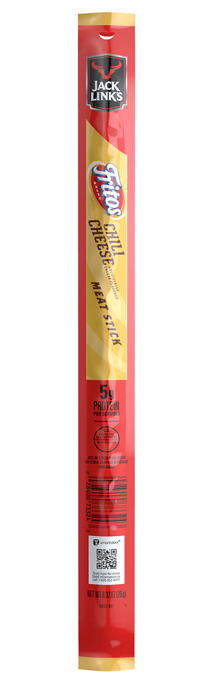 Bag of CHILI CHEESE FLAVORED MEAT STICK