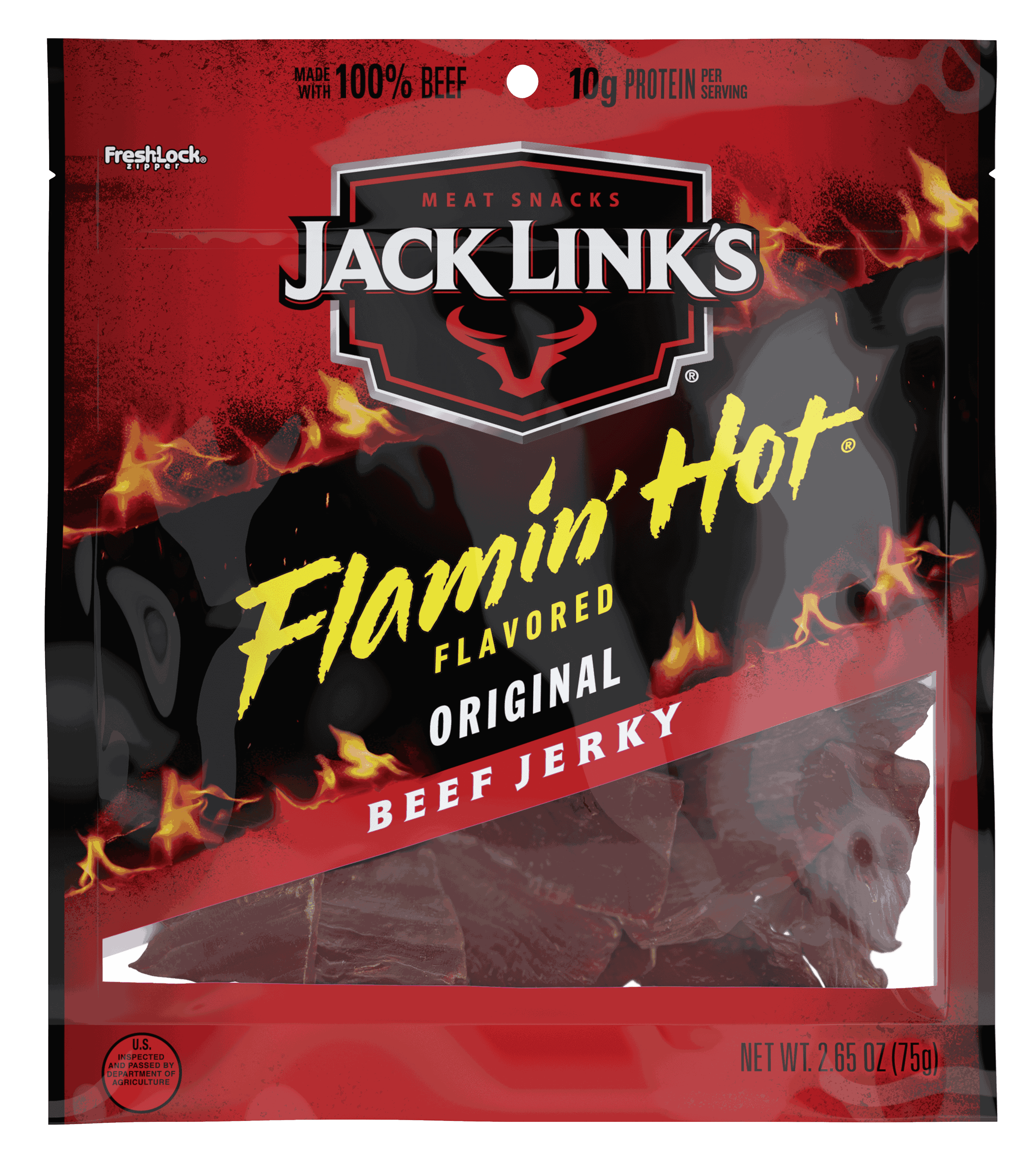 Bag of FLAVORED ORIGINAL BEEF JERKY